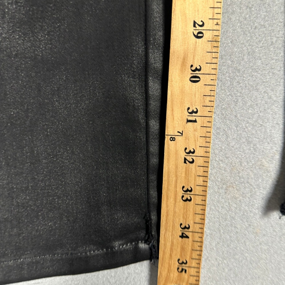 Monfrere Pants Mens 34 Preston Coated Noir Slim Cargo Black Japanese Denim USA - Picture 10 of 11